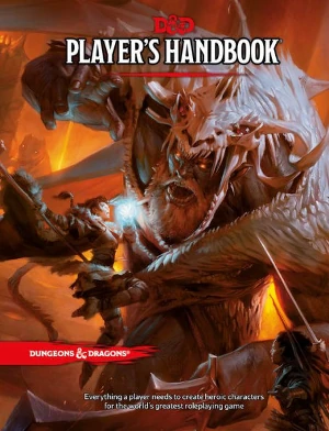 Cover art of Dungeons and Dragons 5e